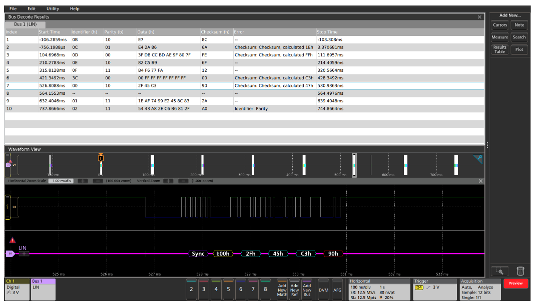 Debug Can Lin Flexray Auto Bus With Oscilloscope Tektronix