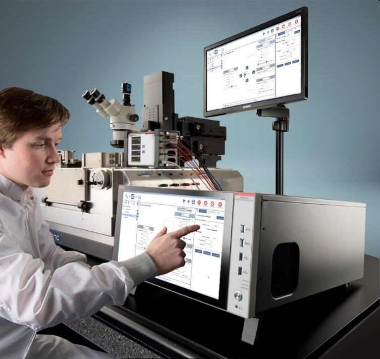 4200A Electrical Parameter Characterization system controlled from his touchscreen display