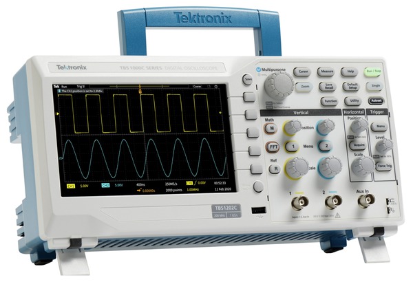 TBS1000C bench oscilloscope