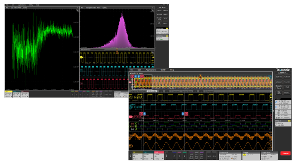 Measuring electric vehicle motor torque and speed with an oscilloscope