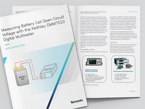 Measuring Battery Cell App Note