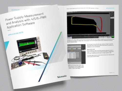 Power Supply Measurement and Analysis with 4/5/6-PWR Application Software
