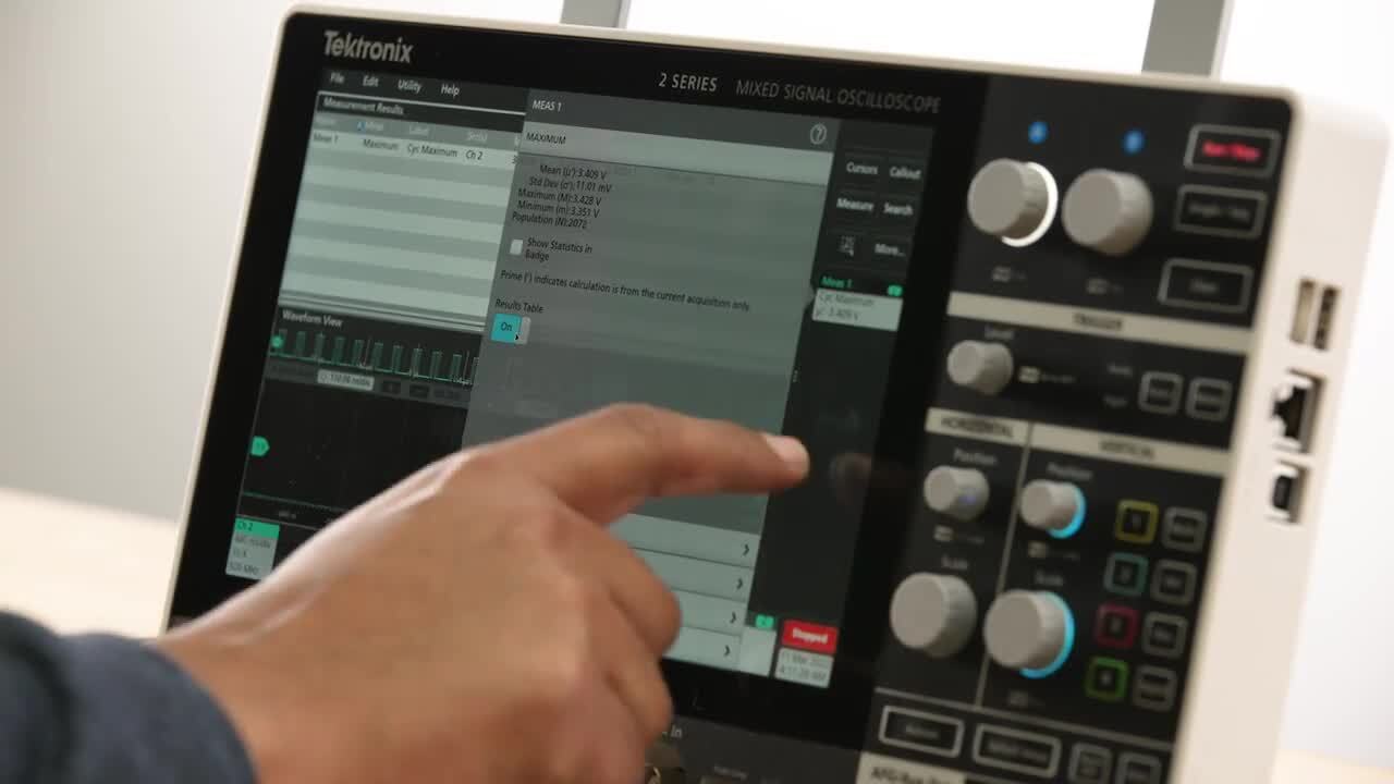 2 Series MSO Mixed Signal Oscilloscope  A Full Set of Analysis Tools