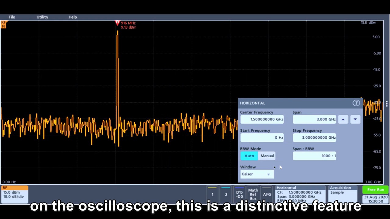Basic RF Measurements with the 3 Series MDO