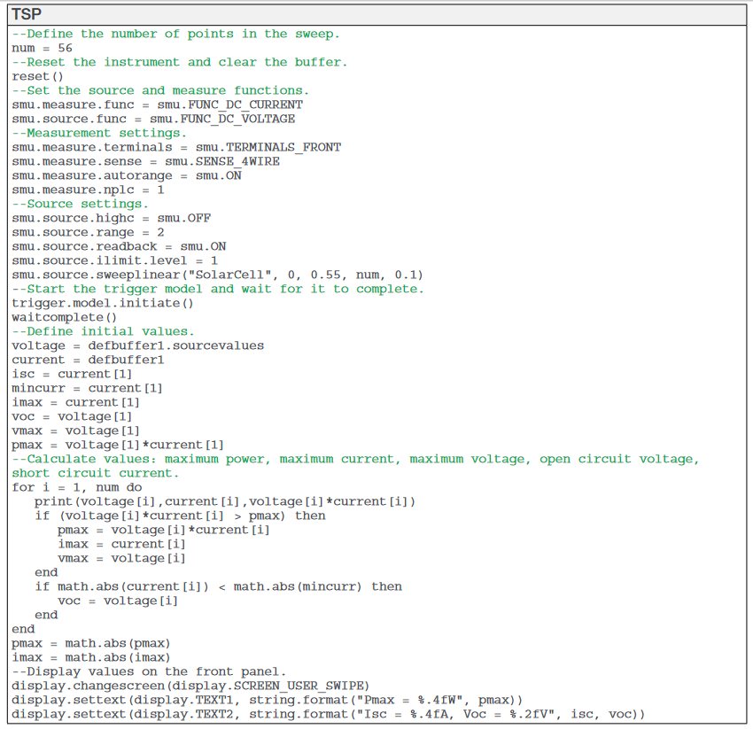 How to Transition Code to TSP from SCPI Tektronix