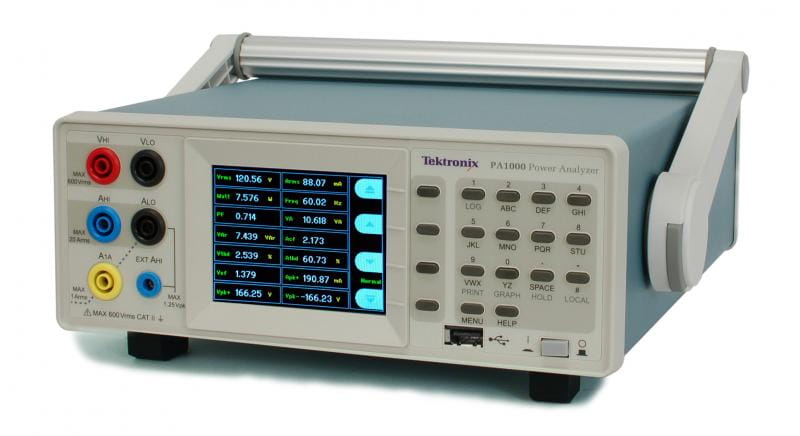 Tektronix Releases New Precision Single-Phase Power Analyzer Series ...